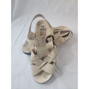 Mephisto Mobils Air Relax Comfort Women's Sandals Size US9/UK 39 Brown Leather